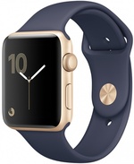 Apple Watch Series 2 42mm with Sport Band, цвет Rose Gold - Midnight Blue 