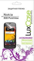 LuxCase Защитная пленка для Nokia 808 PureView, антибликовая