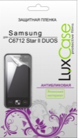 LuxCase Защитная пленка для Samsung C6712 Star II DUOS, антибликовая